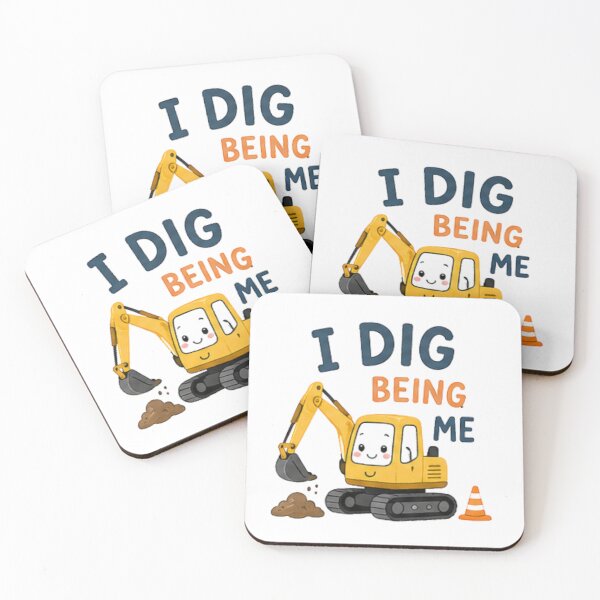 Item preview, I Dig Being Me Construction Shirt, Kids Excavator Shirt, Cute Bulldozer Tee, Toddler Truck Shirt, Funny Construction Kids Shirt, Boy Truck Gift designed and sold by hyper retro.