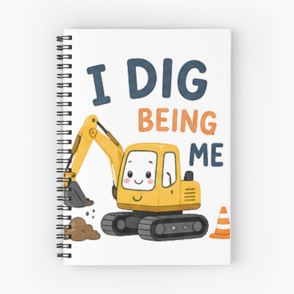 Item preview, I Dig Being Me Construction Shirt, Kids Excavator Shirt, Cute Bulldozer Tee, Toddler Truck Shirt, Funny Construction Kids Shirt, Boy Truck Gift designed and sold by hyper retro.