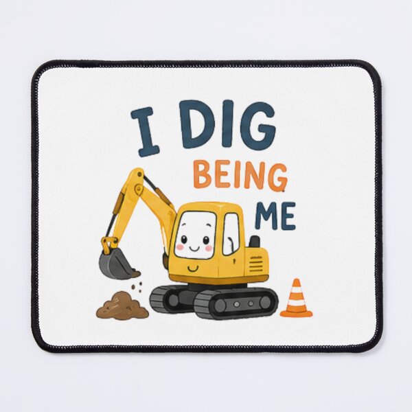 Item preview, I Dig Being Me Construction Shirt, Kids Excavator Shirt, Cute Bulldozer Tee, Toddler Truck Shirt, Funny Construction Kids Shirt, Boy Truck Gift designed and sold by hyper retro.