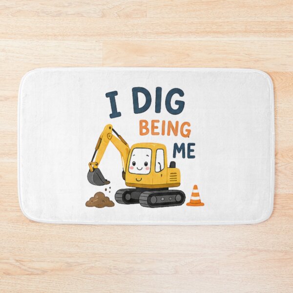 Item preview, I Dig Being Me Construction Shirt, Kids Excavator Shirt, Cute Bulldozer Tee, Toddler Truck Shirt, Funny Construction Kids Shirt, Boy Truck Gift designed and sold by hyper retro.