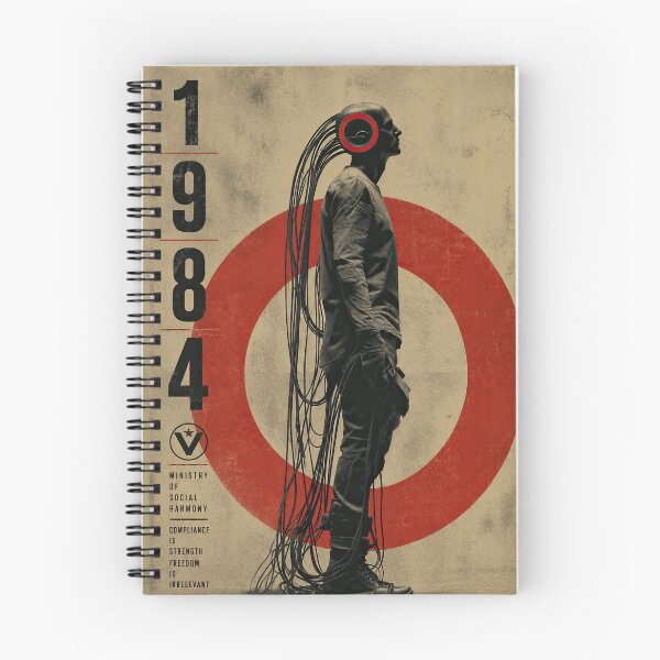 Item preview, Compliance Is Strength - Cyborg Surveillance State Dystopia designed and sold by PlanetBPop.