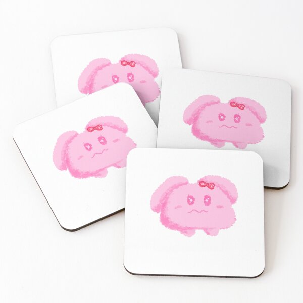 Item preview, Fluffy Pink Puffy - Cute Crayon Pastel Character designed and sold by Ice-14.