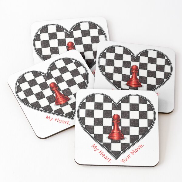 Item preview, My Heart. Your Move. - Chess Heart Love Design designed and sold by Buli89.