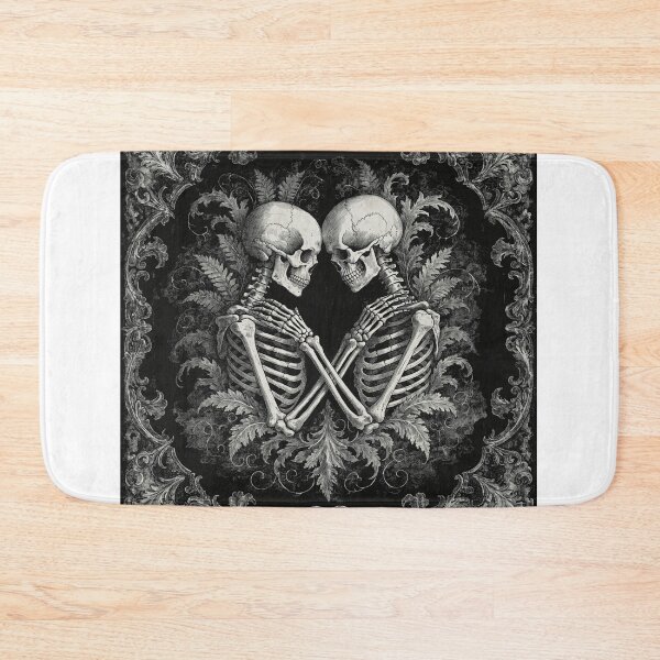 Item preview, Gothic Skeleton Couple Victorian Romance for Women on Valentine's Day designed and sold by DariaOltes.