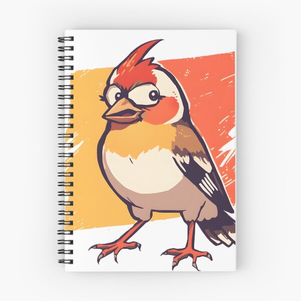 Item preview, Cute Finch Sticker | Kawaii Finch Bird Illustration | Colorful Songbird Art designed and sold by dreamz-world.
