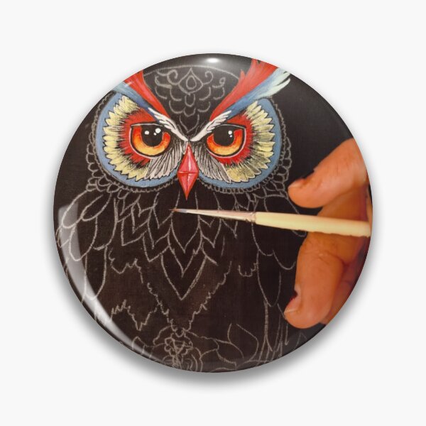 Item preview, Owl Coheed And & Cambria with Silver Feathers designed and sold by Rishstrethphoto.
