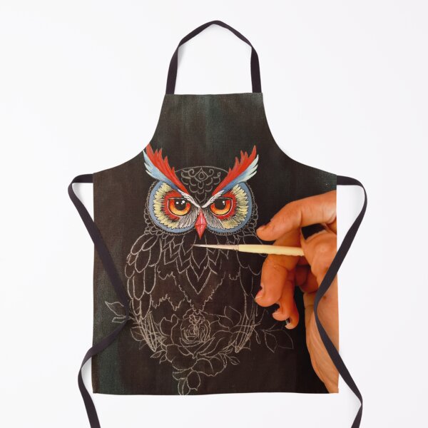 Item preview, Owl Coheed And & Cambria with Silver Feathers designed and sold by Rishstrethphoto.