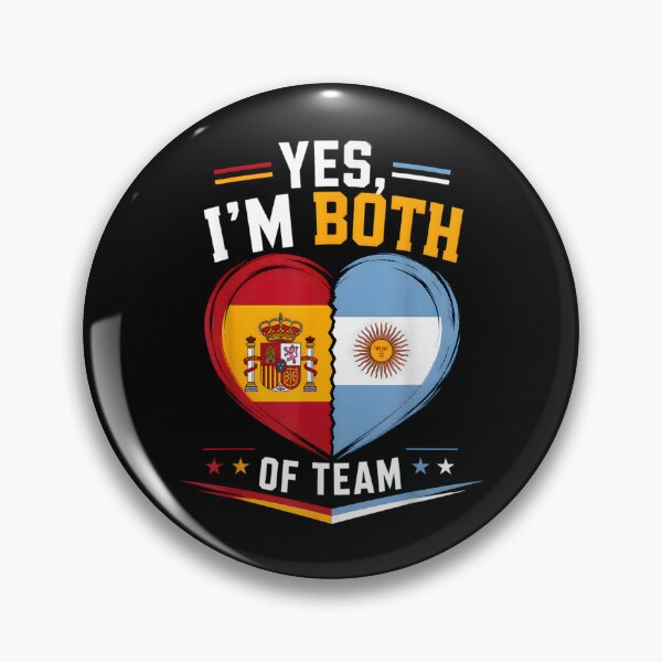 Item preview, \ Spanish Argentinian Half Spain Argentina Espana Argentina designed and sold by Juansustait.