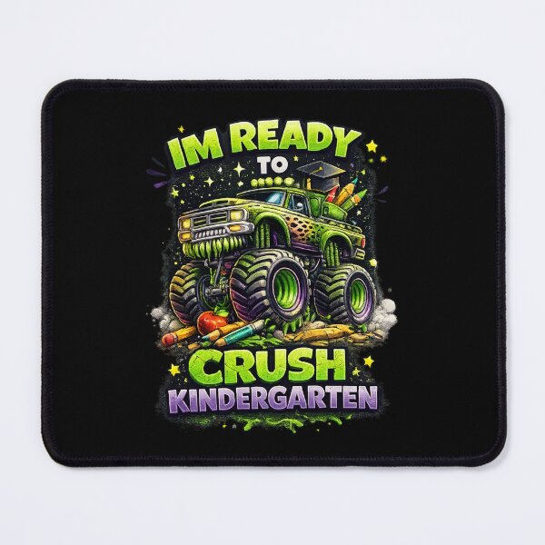 Item preview, I'm Ready To Crush Kindergarten | Monster Truck Back To School Design designed and sold by Pixiorra.