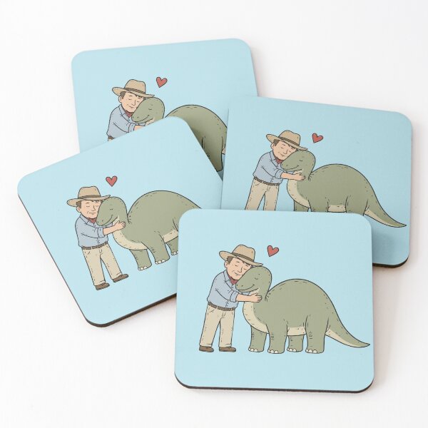 Item preview, RIP Sam Neill aka Dr. Alan Grant & Dinosaur designed and sold by pixiedustpaint.