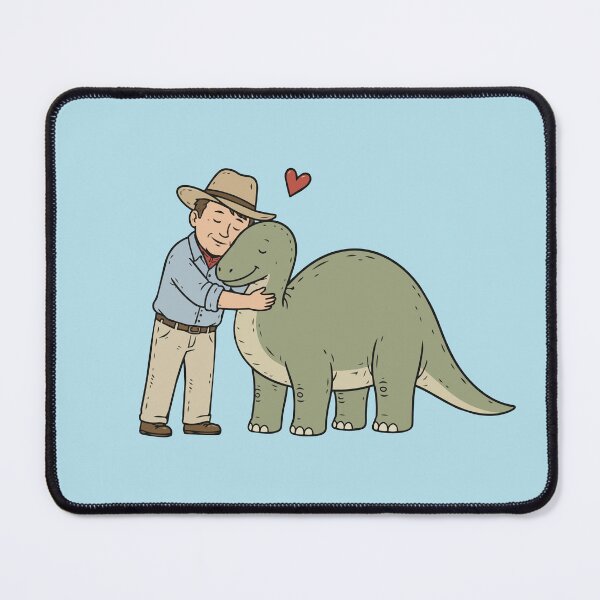 Item preview, RIP Sam Neill aka Dr. Alan Grant & Dinosaur designed and sold by pixiedustpaint.
