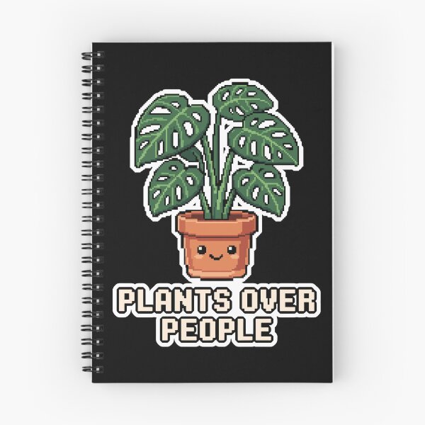 Item preview, Plants Over People - Cute Pixel Art Monstera Plant designed and sold by artistastshirt.