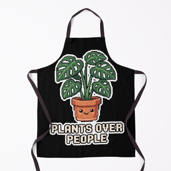 Item preview, Plants Over People - Cute Pixel Art Monstera Plant designed and sold by artistastshirt.