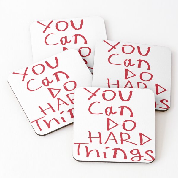 Item preview, You Can Do Hard Things designed and sold by kinpirks.