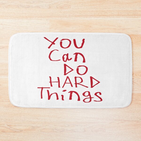 Item preview, You Can Do Hard Things designed and sold by kinpirks.