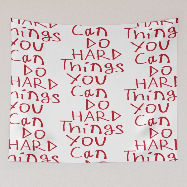 Item preview, You Can Do Hard Things designed and sold by kinpirks.