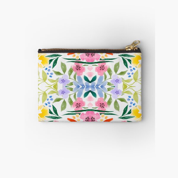 Item preview, Colorful Symmetrical Floral Pattern designed and sold by behappyandrelax.