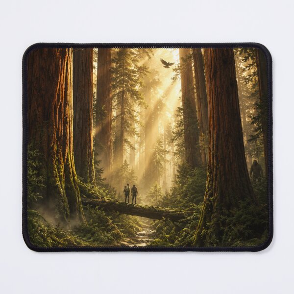 Item preview, Bigfoot in the Redwoods Hidden Sasquatch Forest Adventure designed and sold by Swanny's Custom T-shirt and Gift Designs.