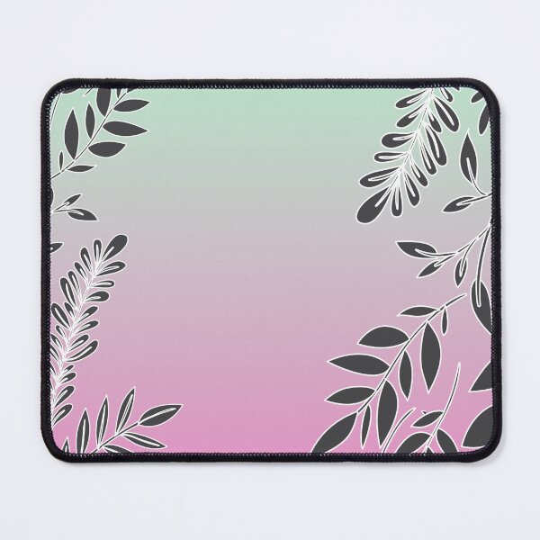 Item preview, Botanical Leaves Pink Green Gradient designed and sold by Sorted and Sweet.