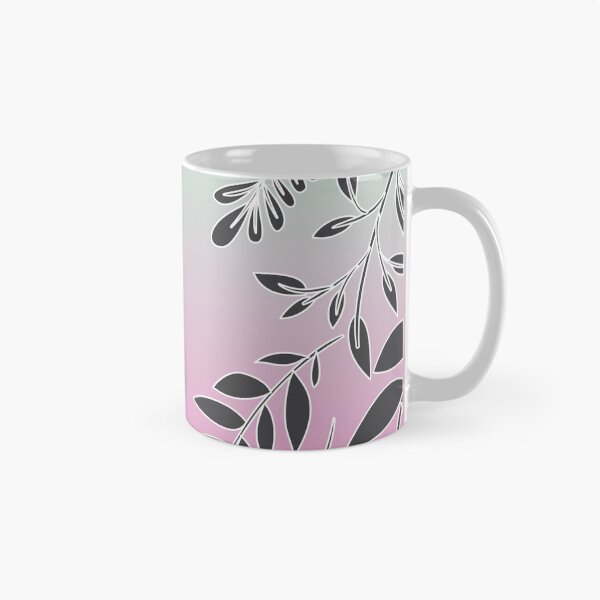 Item preview, Botanical Leaves Pink Green Gradient designed and sold by Sorted and Sweet.