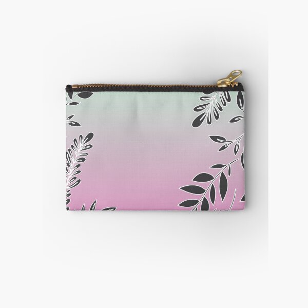 Item preview, Botanical Leaves Pink Green Gradient designed and sold by Sorted and Sweet.
