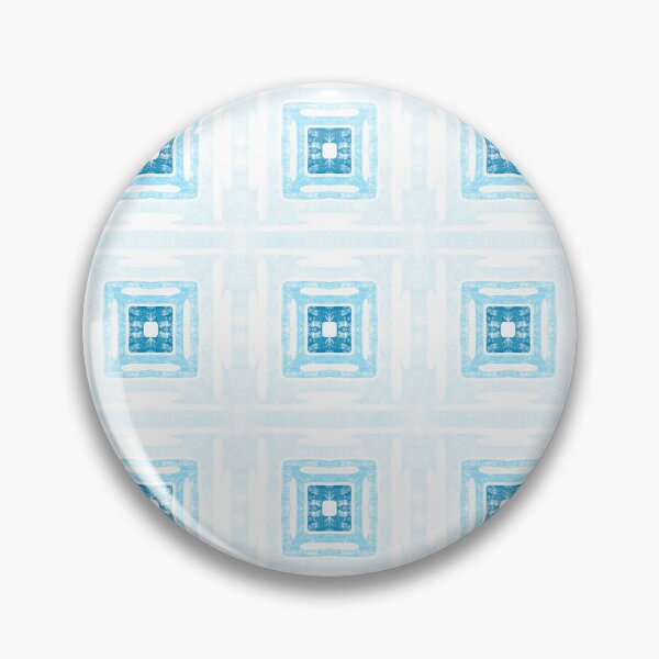 Item preview, Icy Blue Batik Squares designed and sold by CO10store.