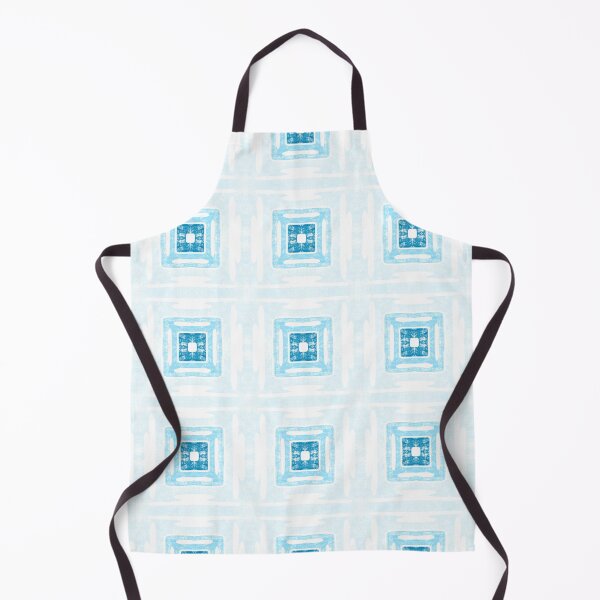 Item preview, Icy Blue Batik Squares designed and sold by CO10store.
