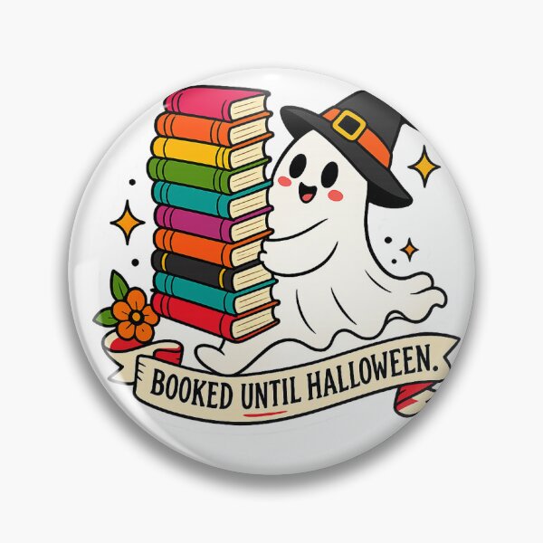 Item preview, Booked Until Halloween designed and sold by InkandHollowBooks.