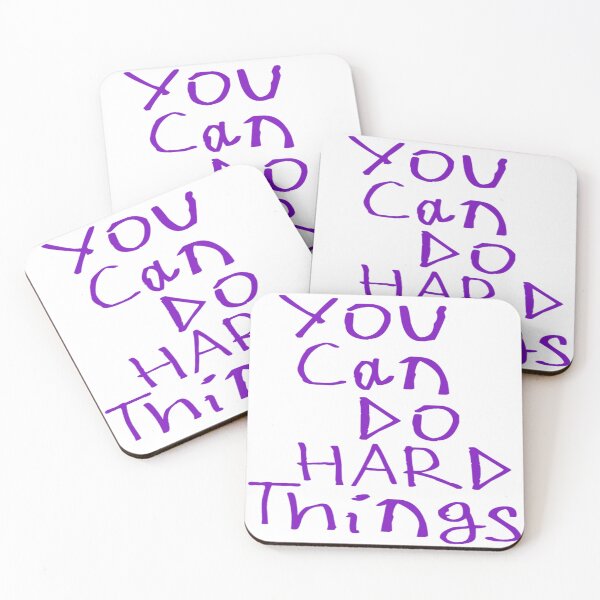 Item preview, You Can Do Hard Things designed and sold by kinpirks.
