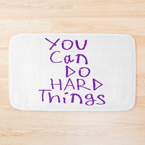 Item preview, You Can Do Hard Things designed and sold by kinpirks.