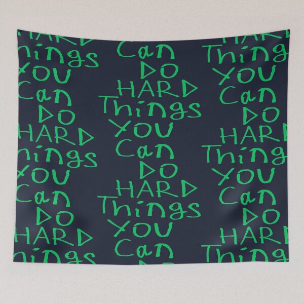 Item preview, You Can Do Hard Things designed and sold by kinpirks.