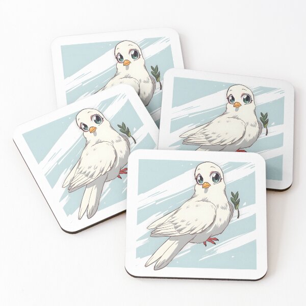Item preview, Peace Dove Sticker | White Dove with Olive Branch | Cute Dove Bird Illustration | Symbol of Peace designed and sold by dreamz-world.