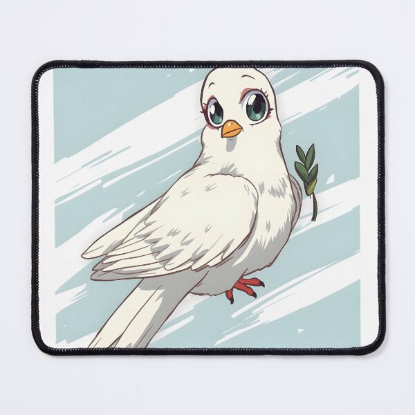Item preview, Peace Dove Sticker | White Dove with Olive Branch | Cute Dove Bird Illustration | Symbol of Peace designed and sold by dreamz-world.