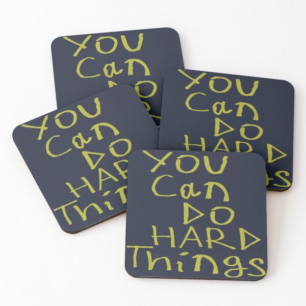 Item preview, You Can Do Hard Things designed and sold by kinpirks.