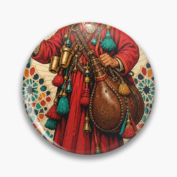 Item preview, Moroccan Guerrab Water Seller Art designed and sold by Emma Studio.