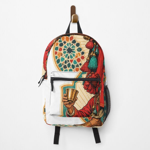 Item preview, Moroccan Guerrab Water Seller Art designed and sold by Emma Studio.