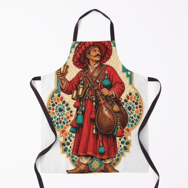 Item preview, Moroccan Guerrab Water Seller Art designed and sold by Emma Studio.