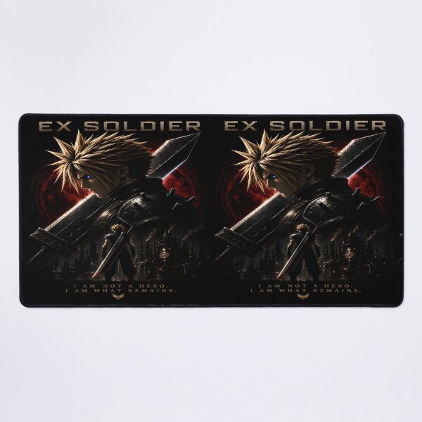 Item preview, Cloud Strife Ex Soldier FF7 - I Am Not A Hero- I Am What Remains- Dark Epic Final Fantasy 7  Aesthetic Design designed and sold by Trinidesigns123.