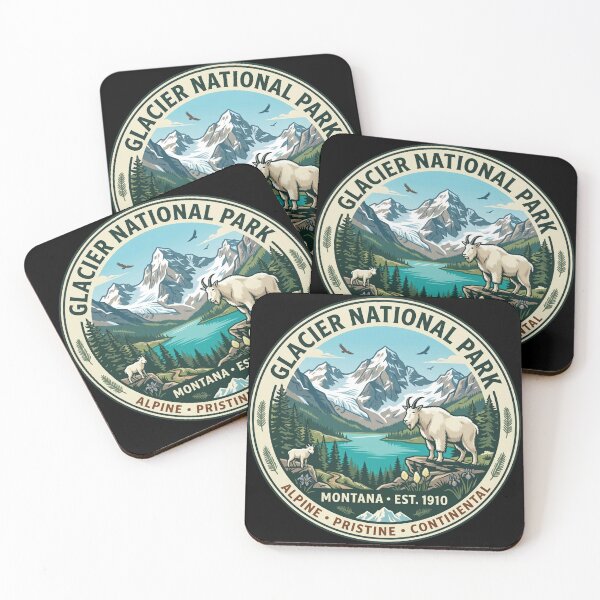 Item preview, Glacier National Park - Vintage designed and sold by StudioSand.