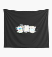Desk notes glowing Art Wandbehang