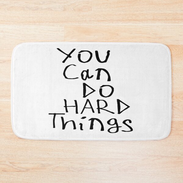 Item preview, You Can Do Hard Things designed and sold by kinpirks.