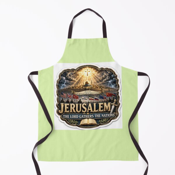 Item preview, Jerusalem Final Battle Prophecy 3D Label Label Text JERUSALEM designed and sold by PaintMeWorld.