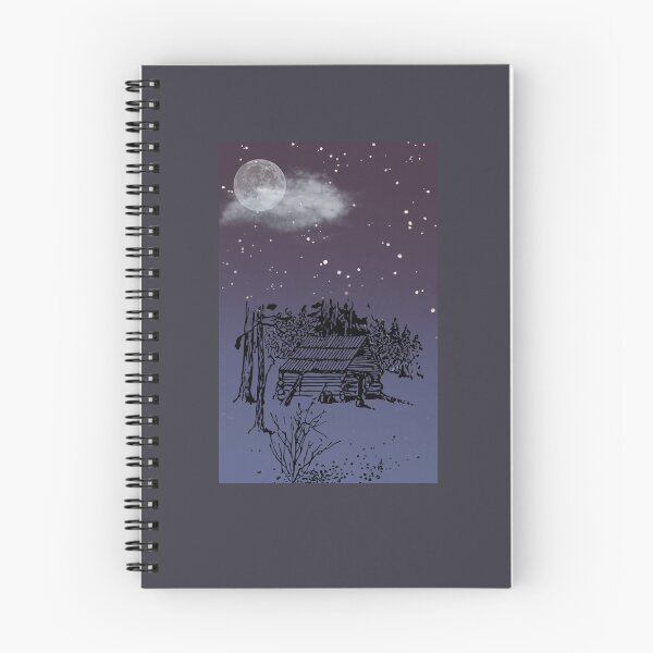 Item preview, Moody Night Sky with Moon and Stars Silhouette designed and sold by priyusterminal.