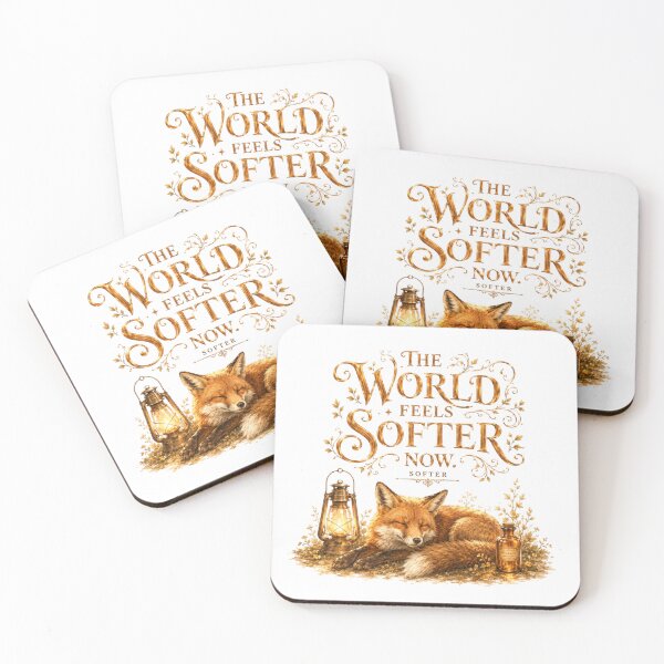 Item preview, The World Feels Softer Now Vintage Fox Cottagecore Aesthetic designed and sold by AQUILAKREO.