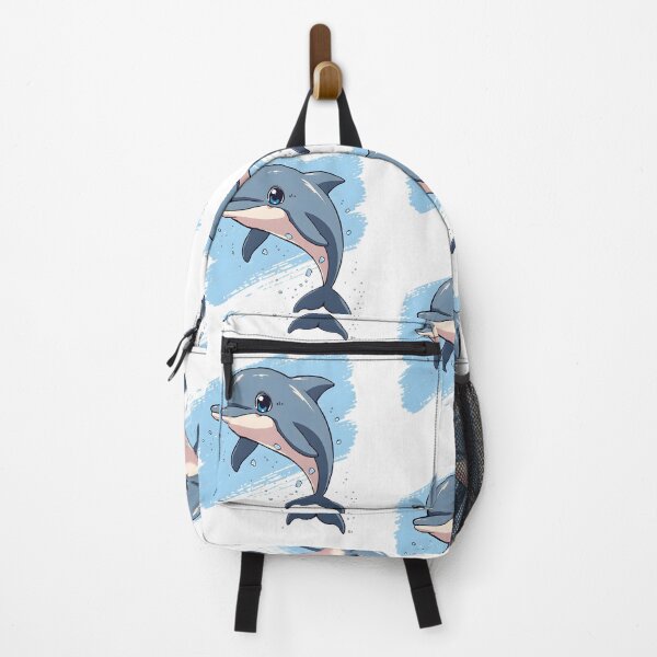 Item preview, Cute Dolphin Sticker | Kawaii Dolphin Illustration | Adorable Ocean Animal Art | Happy Marine Life Gift designed and sold by dreamz-world.