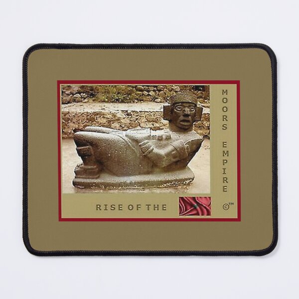 Item preview, Mu’ur (UM) Empire™ al-Benhadiel©™ design, Mayan statue, sand background designed and sold by HardyKnitDesign.