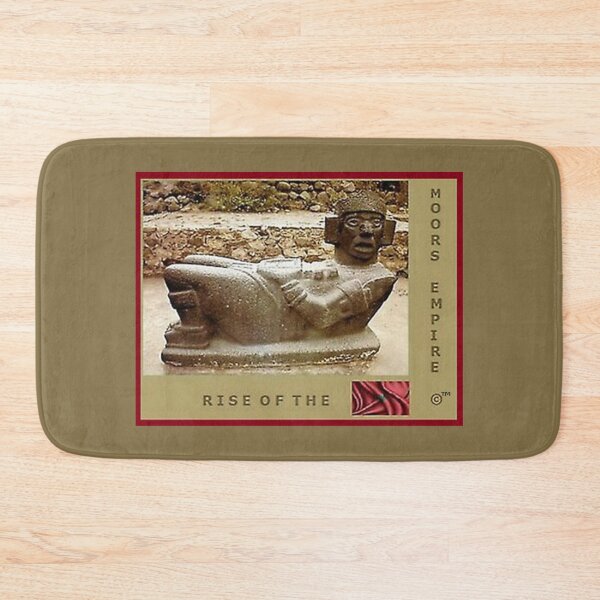 Item preview, Mu’ur (UM) Empire™ al-Benhadiel©™ design, Mayan statue, sand background designed and sold by HardyKnitDesign.