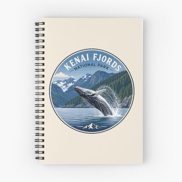 Item preview, Kenai Fjords National Park Retro Design designed and sold by Gideon Emmerich.