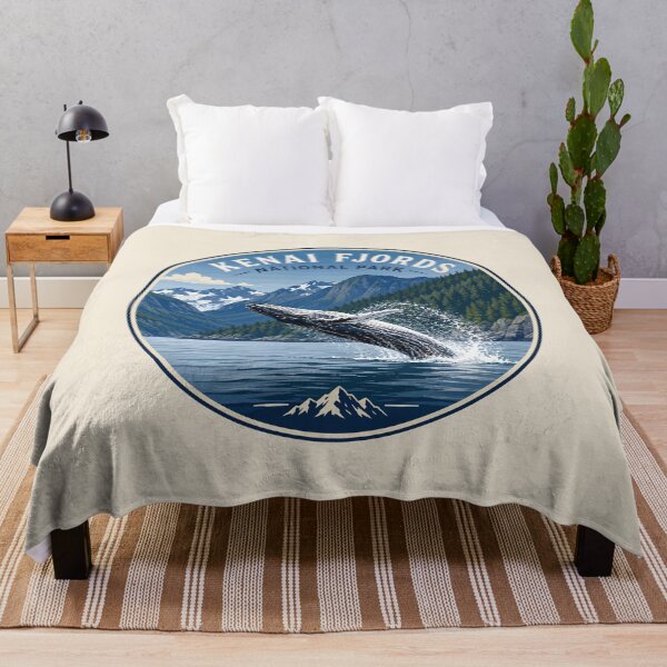 Item preview, Kenai Fjords National Park Retro Design designed and sold by Gideon Emmerich.