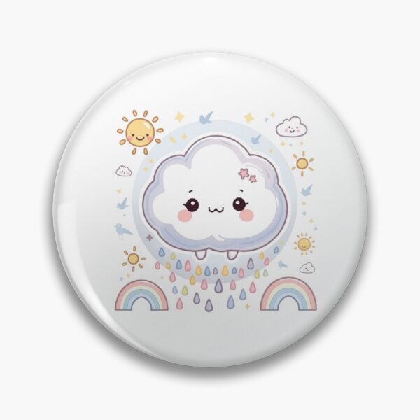 Item preview, Cloud Buddy Sticker | Cute Dreamy Cloud Kawaii Aesthetic Design designed and sold by Stylestickers55.